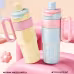 780ml Gradient Double Drink Thermal Cup Stainless Steel With Lid Coffee Cup Thermos Large Capacity Straw Cup For Male And Female