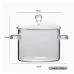 Borosilicate Glass Pot Household Heating Binaural