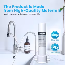 White Countertop Carbon Rod Purifier Household Kitchen Faucet Tap Water Filter