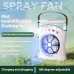 Portable Fan Portable Mini Humidifier Fan Water Spraying Fan Rechargeable Cooler Air Adjustment Fan For Hot Weather