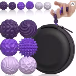 Magnetic Silicone Sensory Balls Worry Balls Autism Calming Fidgeting Toy Fidget Toy Kid Adults Anxiety Relief Stress Sensory Toy