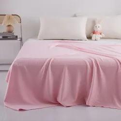 Summer Cool Blanket Summer Bamboo Fiber Ice Silk Cover Blanket Rhombus