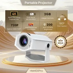 Household Barrel Portable HM400pro Projector Household Barrel Portable HM400pro Projector