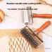 Stainless Steel Wooden Handle Wheel Knife Needle Roller Baking Cutter