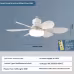 E27 Base LED Ceiling Fan Light With Remote Control 3 Color Lights Dimmable Lamp For Living Room Home Decor E27 Base LED Ceiling Fan Light With Remote Control 3 Color Lights Dimmable Lamp For Living Room Home Decor