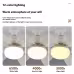 E27 Base LED Ceiling Fan Light With Remote Control 3 Color Lights Dimmable Lamp For Living Room Home Decor E27 Base LED Ceiling Fan Light With Remote Control 3 Color Lights Dimmable Lamp For Living Room Home Decor