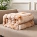 Autumn And Winter Thickening Nap Tie-dyed Double-sided Imitation Rabbit Fur Blanket Autumn And Winter Thickening Nap Tie-dyed Double-sided Imitation Rabbit Fur Blanket