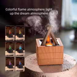 Flame Effect Aromatherapy Humidifier Aroma Diffuser Desktop Usb Plug-in Heavy Fog Humidifier USB Desktop Diffuser With Large Mist Essential Oil Compatible 7-Color LED Light Flame Effect Aromatherapy Humidifier Aroma Diffuser Desktop Usb Plug-in Heavy Fog Humidifier USB Desktop Diffuser With Large Mist Essential Oil Compatible 7-Color LED Light