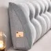 Cotton And Linen Removable And Washable Triangle Bedside Cushion Big Backrest Waist Cushion Bed