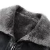 Middle-aged Plus Suede Winter One-piece Fur Men's Sheep Lapel Polo Coat Middle-aged Plus Suede Winter One-piece Fur Men's Sheep Lapel Polo Coat