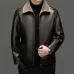 Middle-aged Plus Suede Winter One-piece Fur Men's Sheep Lapel Polo Coat Middle-aged Plus Suede Winter One-piece Fur Men's Sheep Lapel Polo Coat