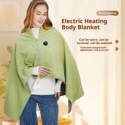 Soft Warm Body Cover Blanket Shawl Cozy Wearable Throw For Home Travel Relaxation Lightweight Fleece Wrap