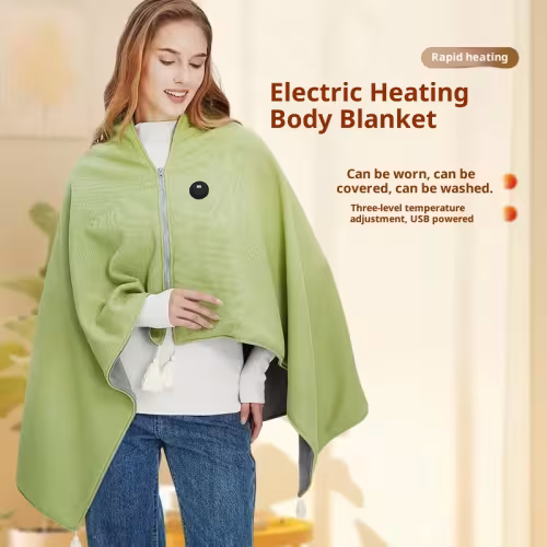 Soft Warm Body Cover Blanket Shawl Cozy Wearable Throw For Home Travel Relaxation Lightweight Fleece Wrap
