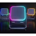 Induction Folding Desktop Phone Stand Multifunctional Wireless Speaker Ambient Light