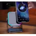 Induction Folding Desktop Phone Stand Multifunctional Wireless Speaker Ambient Light