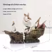 Pirate Ship Aquarium Landscape Fish Tank Decorative Ship Hideout Ornament Hollow Resin Ship Wreck