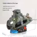 Pirate Ship Aquarium Landscape Fish Tank Decorative Ship Hideout Ornament Hollow Resin Ship Wreck