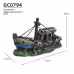 Pirate Ship Aquarium Landscape Fish Tank Decorative Ship Hideout Ornament Hollow Resin Ship Wreck Pirate Ship Aquarium Landscape Fish Tank Decorative Ship Hideout Ornament Hollow Resin Ship Wreck