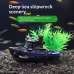 Pirate Ship Aquarium Landscape Fish Tank Decorative Ship Hideout Ornament Hollow Resin Ship Wreck