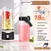 Multifunctional Rechargeable Electric USB Juicer Cup Double Cup Handheld Mixer Cup 500 ML Blending Juice Cup Outdoor Multifunctional Rechargeable Electric USB Juicer Cup Double Cup Handheld Mixer Cup 500 ML Blending Juice Cup Outdoor