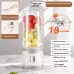 Multifunctional Rechargeable Electric USB Juicer Cup Double Cup Handheld Mixer Cup 500 ML Blending Juice Cup Outdoor Multifunctional Rechargeable Electric USB Juicer Cup Double Cup Handheld Mixer Cup 500 ML Blending Juice Cup Outdoor