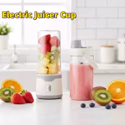 Multifunctional Rechargeable Electric USB Juicer Cup Double Cup Handheld Mixer Cup 500 ML Blending Juice Cup Outdoor Multifunctional Rechargeable Electric USB Juicer Cup Double Cup Handheld Mixer Cup 500 ML Blending Juice Cup Outdoor
