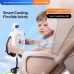 Robot Fan USB Rechargeable Desk Fan Mini Digital Display Table Fan With Suction Cup Portable Cooling Office Car Travel Robot Fan USB Rechargeable Desk Fan Mini Digital Display Table Fan With Suction Cup Portable Cooling Office Car Travel