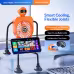 Robot Fan USB Rechargeable Desk Fan Mini Digital Display Table Fan With Suction Cup Portable Cooling Office Car Travel Robot Fan USB Rechargeable Desk Fan Mini Digital Display Table Fan With Suction Cup Portable Cooling Office Car Travel