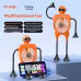 Robot Fan USB Rechargeable Desk Fan Mini Digital Display Table Fan With Suction Cup Portable Cooling Office Car Travel Robot Fan USB Rechargeable Desk Fan Mini Digital Display Table Fan With Suction Cup Portable Cooling Office Car Travel