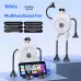 Robot Fan USB Rechargeable Desk Fan Mini Digital Display Table Fan With Suction Cup Portable Cooling Office Car Travel Robot Fan USB Rechargeable Desk Fan Mini Digital Display Table Fan With Suction Cup Portable Cooling Office Car Travel