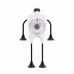 Robot Fan USB Rechargeable Desk Fan Mini Digital Display Table Fan With Suction Cup Portable Cooling Office Car Travel Robot Fan USB Rechargeable Desk Fan Mini Digital Display Table Fan With Suction Cup Portable Cooling Office Car Travel