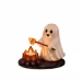 Halloween Campfire Tealight Holder Multi-Purpose Resin Candle Holder Figurine Reusable Craft Figurine Ornaments Gift For Friend