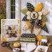 DIY Oversized Quilted Bow Sewing Kit Fabric Craft Set With Large Bow Pattern For Handmade Projects