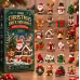 24 Day Mini Christmas Brick Ornament Advent Calendar - Festive Holiday Decoration Building Set