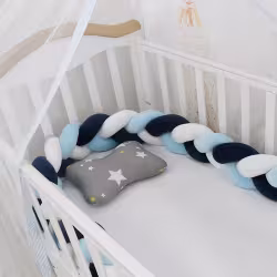 Baby Bumper Bed Braid Knot Pillow Cushion Bumper for Infant cuna Bebe lit Crib Protector Cot Bumper Room Decor Baby Bumper Bed Braid Knot Pillow Cushion Bumper for Infant cuna Bebe lit Crib Protector Cot Bumper Room Decor