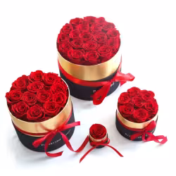 Eternal Roses In Box Preserved Real Rose Flowers With Box Set Valentines Day Gift Romantic Artificial Flowers Eternal Roses In Box Preserved Real Rose Flowers With Box Set Valentines Day Gift Romantic Artificial Flowers