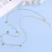 Generous water drop emerald zircon necklace