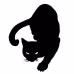 Simple Pet Cat Car Personality Reflective Sticker Simple Pet Cat Car Personality Reflective Sticker