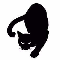 Simple Pet Cat Car Personality Reflective Sticker Simple Pet Cat Car Personality Reflective Sticker