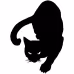 Simple Pet Cat Car Personality Reflective Sticker Simple Pet Cat Car Personality Reflective Sticker