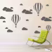 Hot air balloon white cloud wall stickers Hot air balloon white cloud wall stickers
