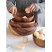Kitchen Natural Wooden Bowl Household Fruit Bowl Salad Bowl For Home Restaurant Food Container Wooden Utensils Note The Size Hot
