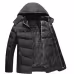 Hooded slim fit plus down padded down jacket men Hooded slim fit plus down padded down jacket men