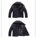 Hooded slim fit plus down padded down jacket men Hooded slim fit plus down padded down jacket men