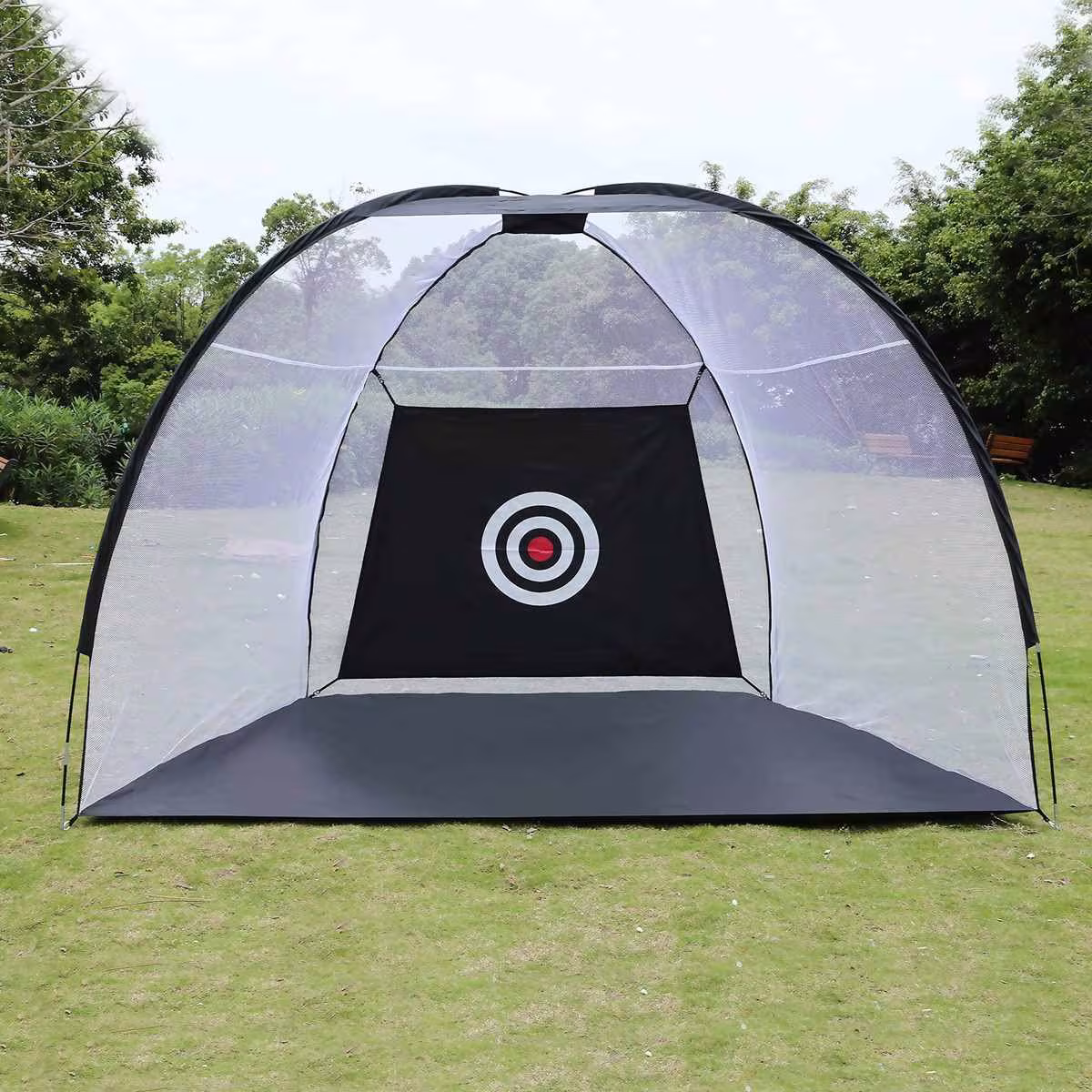 Golf Practice Net Tent Golf Hitting Cage Garden Grassland Practice Tent Golf Training Equipment Mesh Outdoor