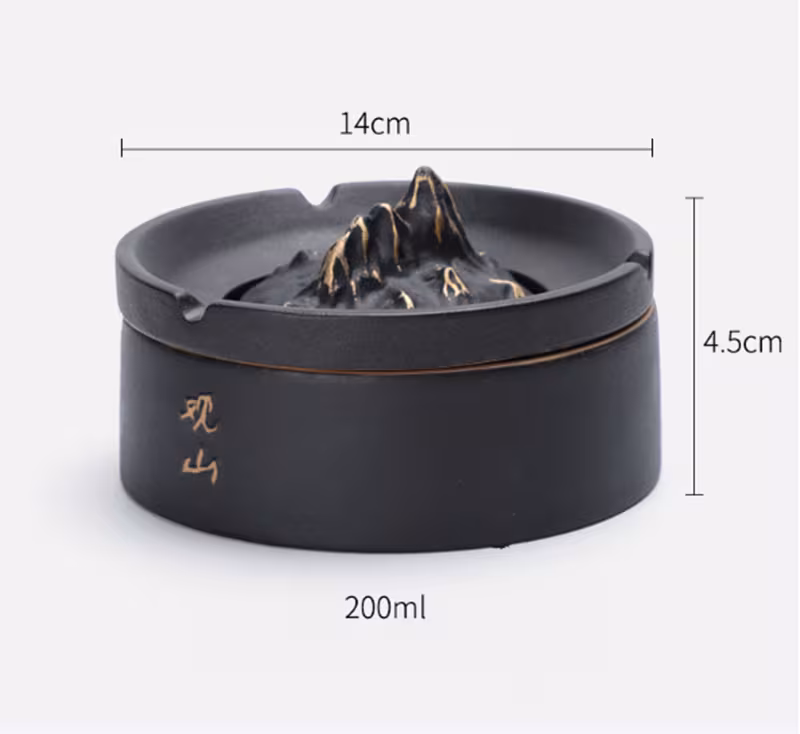 Ceramic Ashtray Home Bedroom Dormitory Office