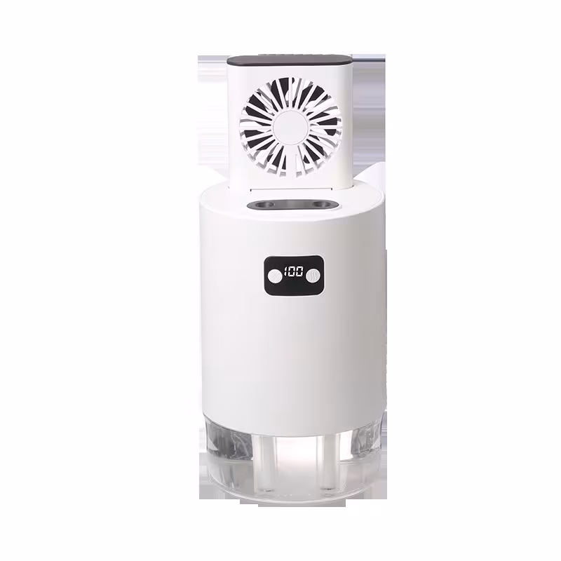 Lifting Fan Humidifier Office Bedroom Air Purifier USB Charging Kawaii Air Humidifier Dual Spray with Remote Control