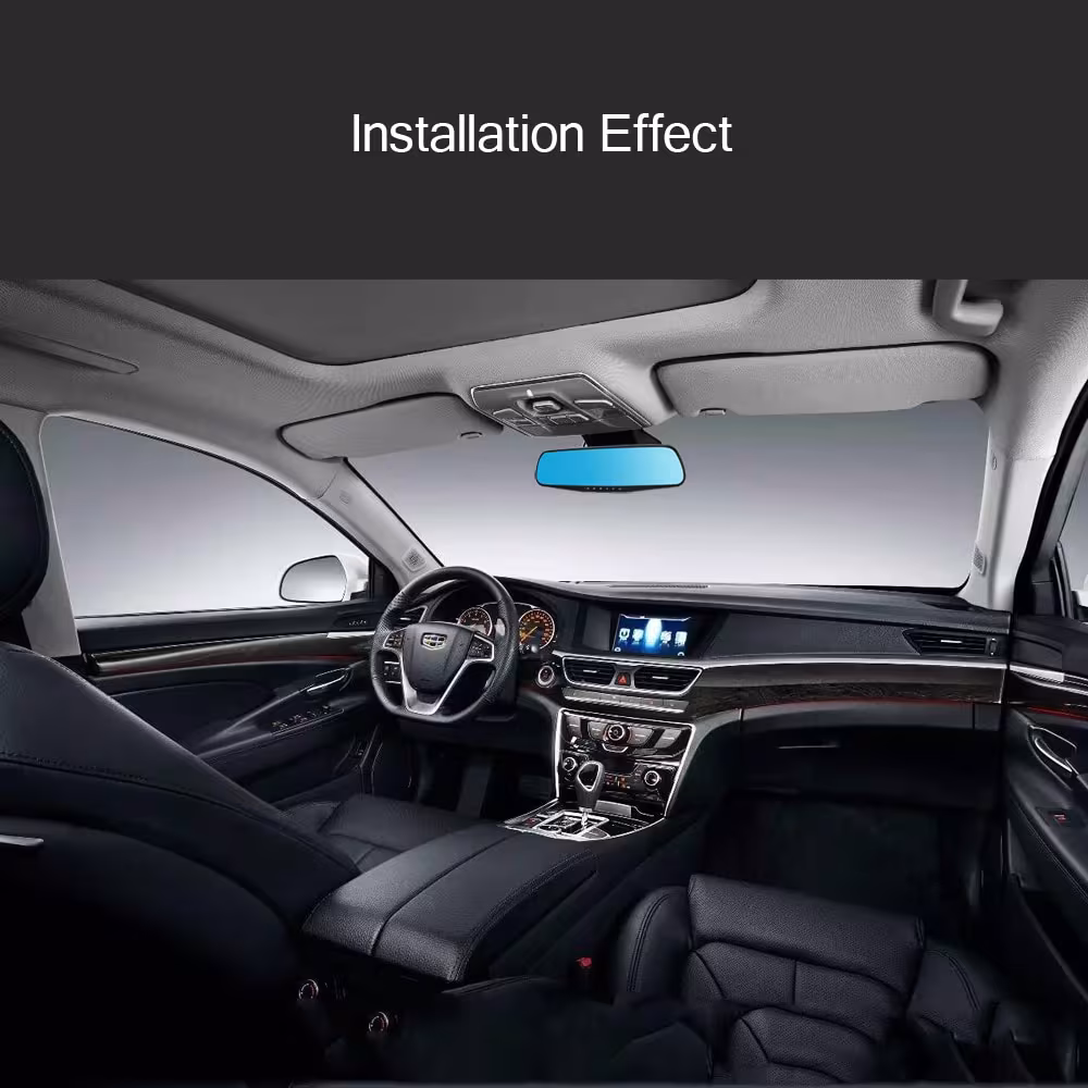 3.5 Inch Rearview Mirror Car Driving Recorder High List Lens