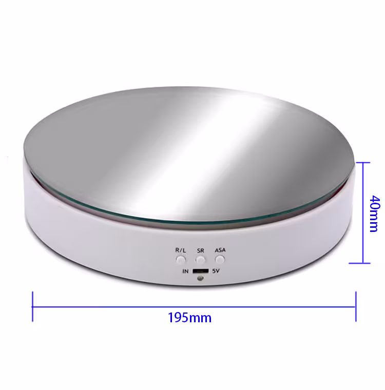 The New Automatic Turntable Rotating Display Table, Electric Rotating Table Panoramic View