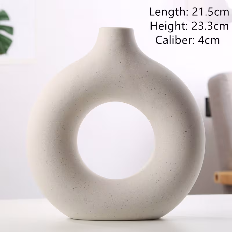 New Style Biscuit Vase Frosted Particle Flower Arranging Device
